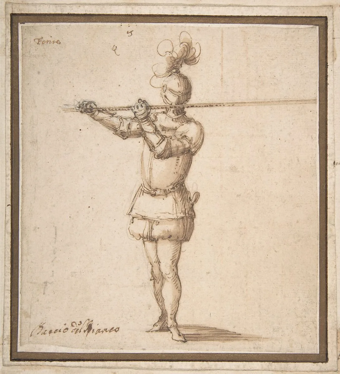 Knight with Lance — Baccio del Bianco