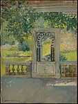 Turkish Fountain with Garden (from Louis C. Tiffany Estate, Oyster Bay) — Jane Peterson