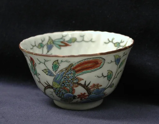 Teabowl and saucer