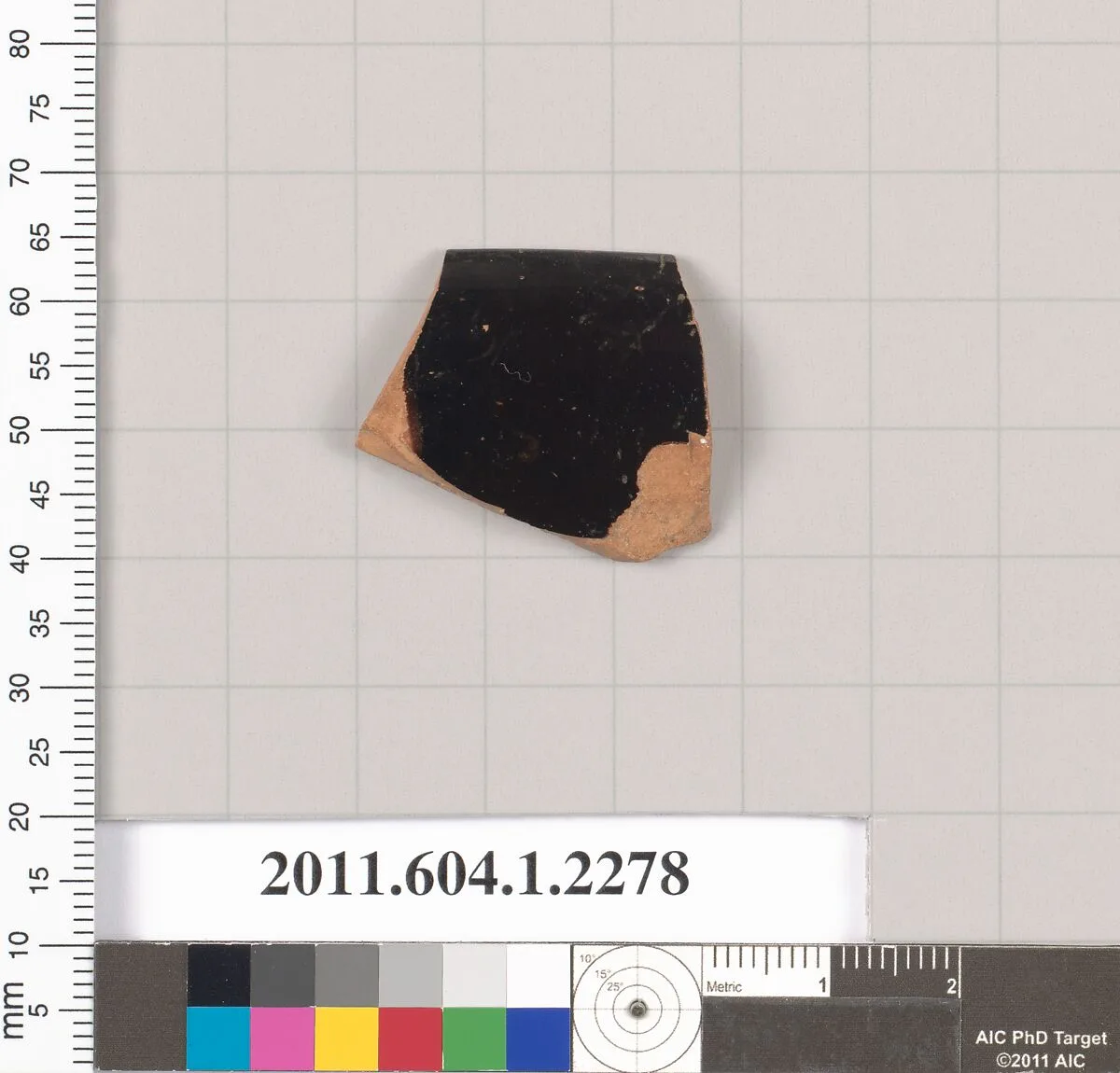Terracotta rim fragment of a kylix (drinking cup) — Unknown