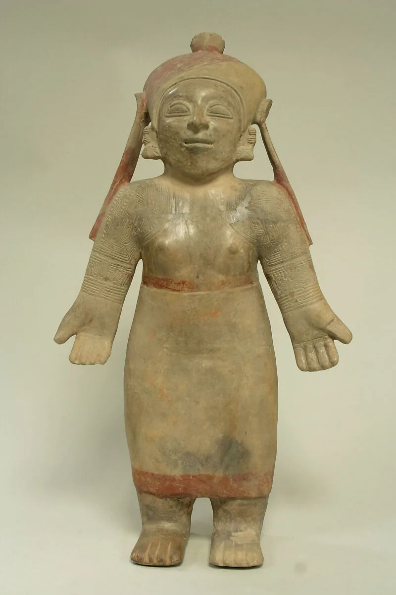 Standing Ceramic Female Figure — Unknown