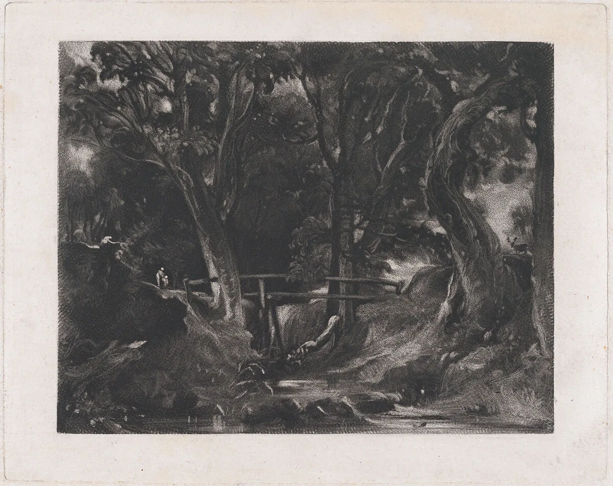 A Dell, Helmingham Park, Suffolk — David Lucas|John Constable
