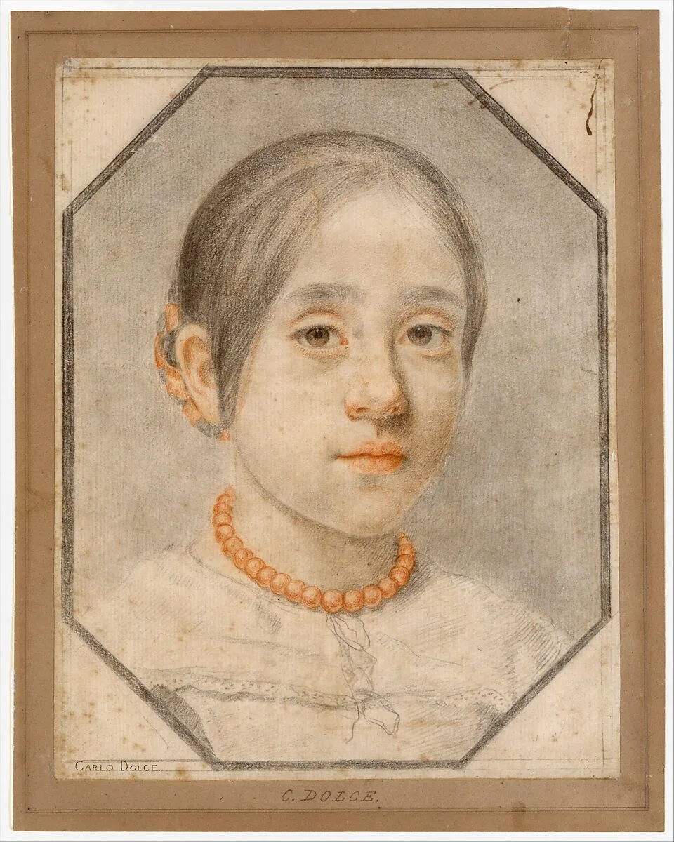 Portrait of the Artist's Daughter Agata Dolci — Carlo Dolci