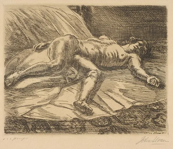 Nude on the Floor — John Sloan