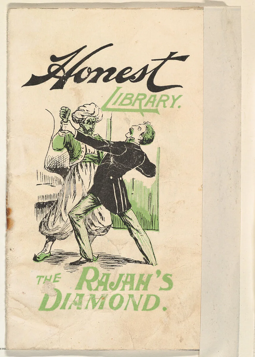 The Rajah's Diamond, from the Honest Library series (N115) issued by Duke Sons & Co. to promote Honest Long Cut Tobacco — W. Duke, Sons & Co.|Donaldson Brothers