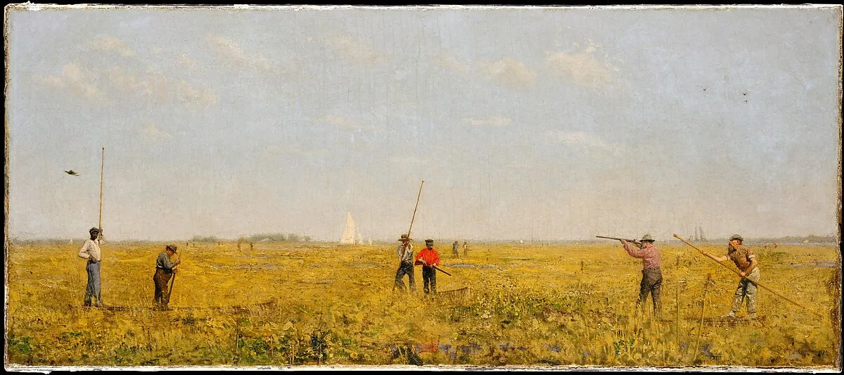 Pushing for Rail — Thomas Eakins