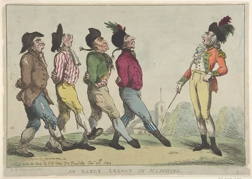 An Early Lesson of Marching