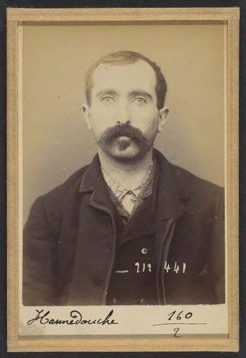 Hannedouche. François. 31 ans, né à Lilleris (Pas de Calais). Peintre en bâtiments. Anarchiste. 1/1/93.