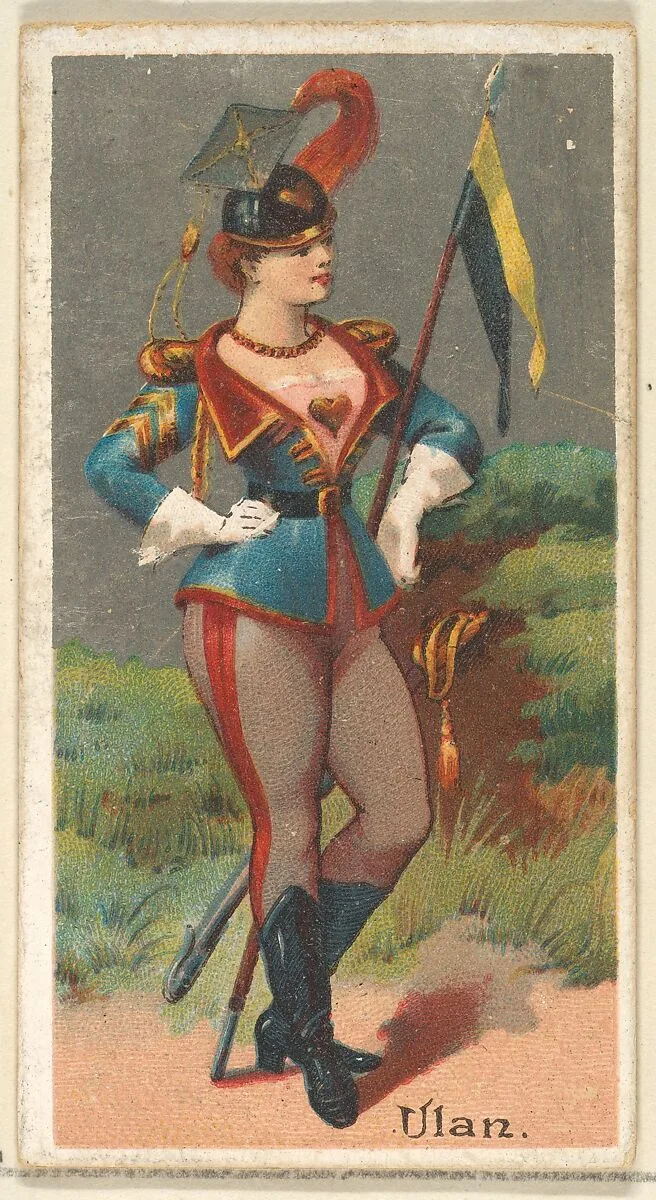 Ulan, from the Occupations for Women series (N166) for Old Judge and Dogs Head Cigarettes — Goodwin & Company