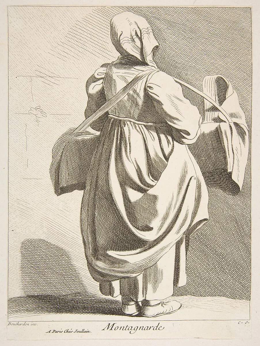 A Woman from the Mountains — François Joullain|Anne Claude Philippe de Tubières, comte de Caylus|Edme Bouchardon