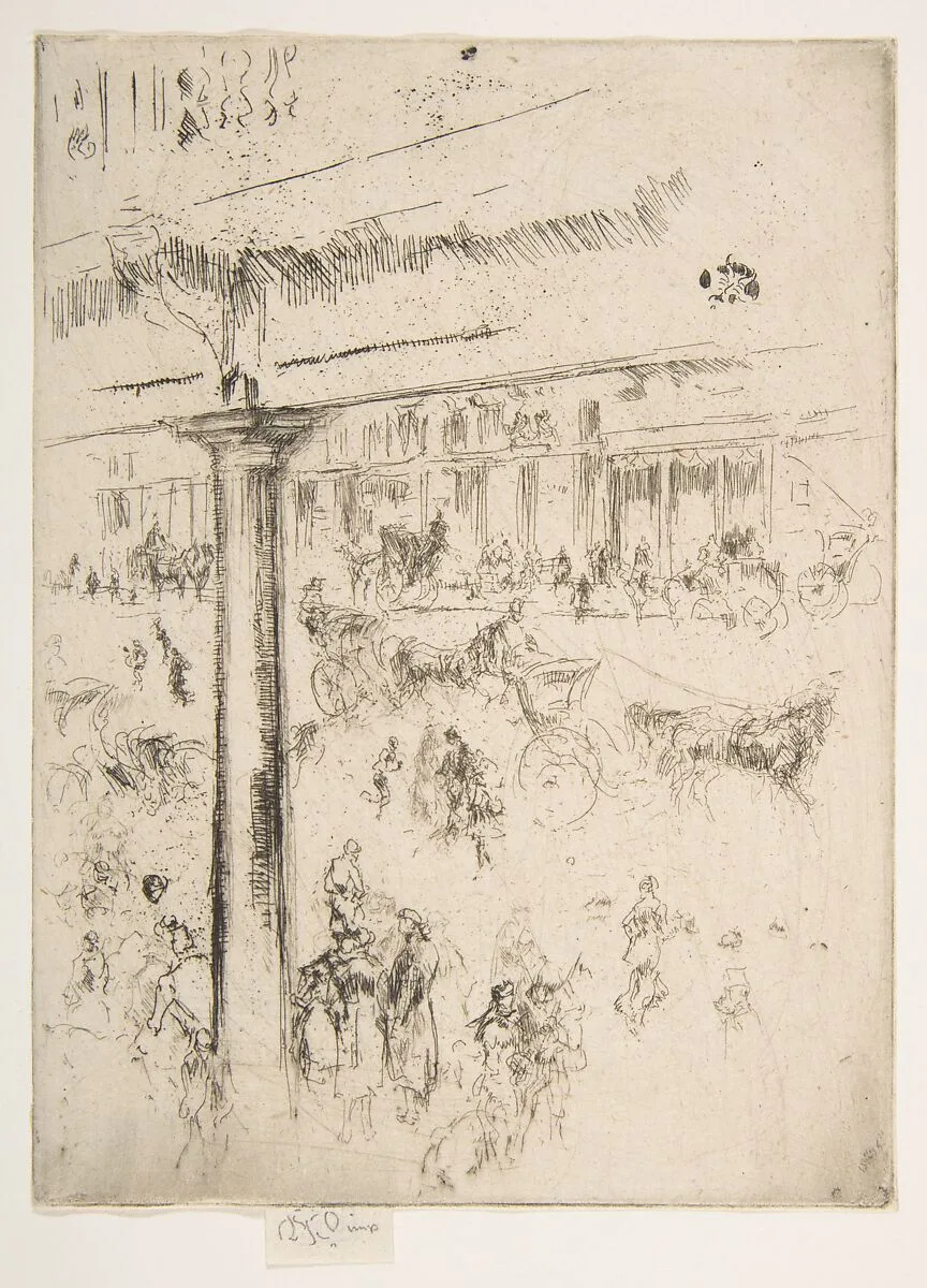 Regent's Quadrant — James McNeill Whistler