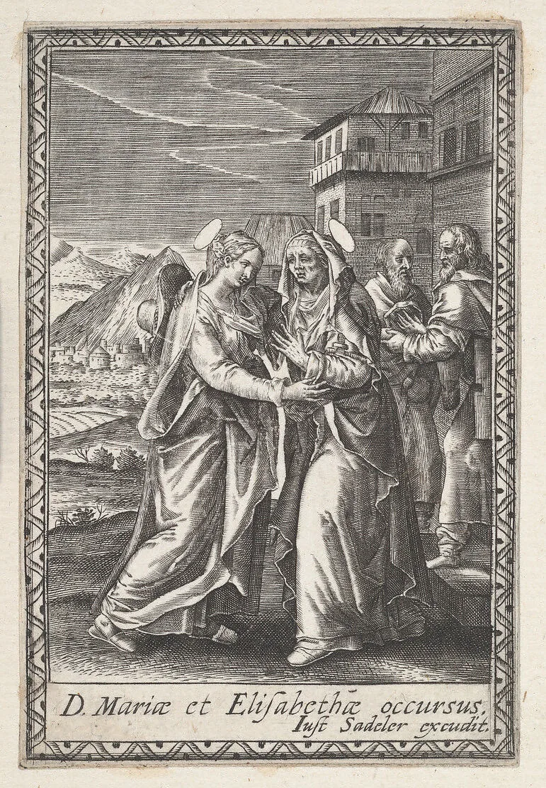 The Visitation — Justus Sadeler|Anonymous