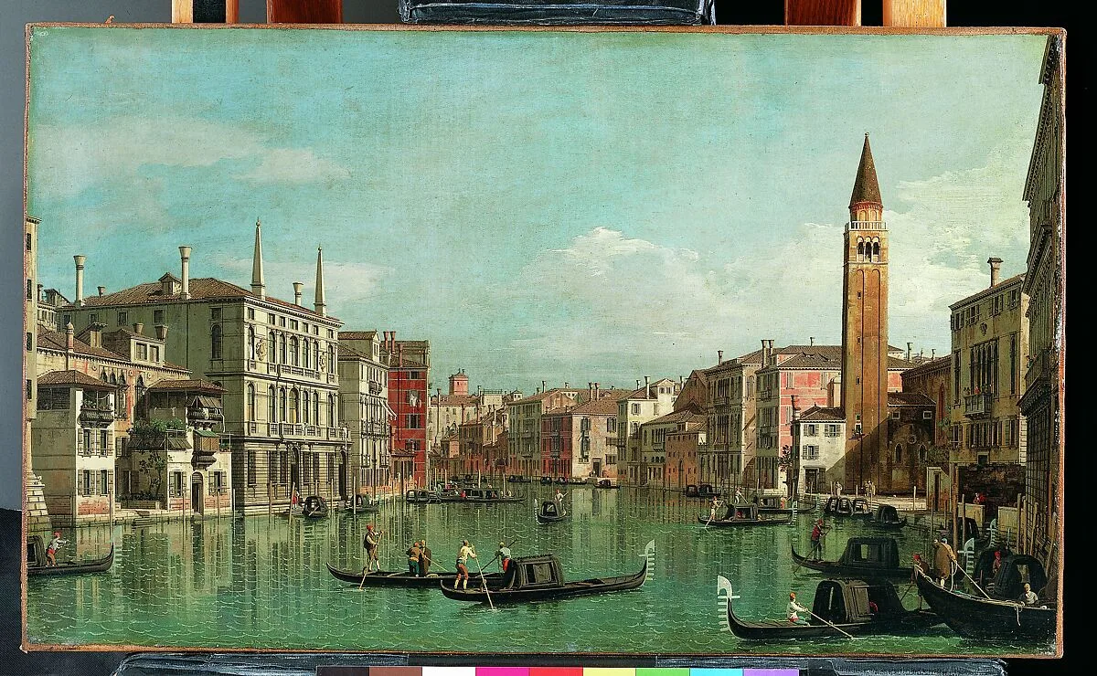 The Grand Canal, Venice, Looking Southeast, with the Campo della Carità to the Right — Canaletto (Giovanni Antonio Canal)