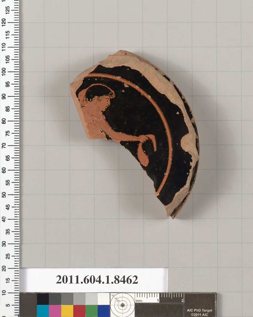 Terracotta fragment of a stemless kylix (drinking cup) — Unknown