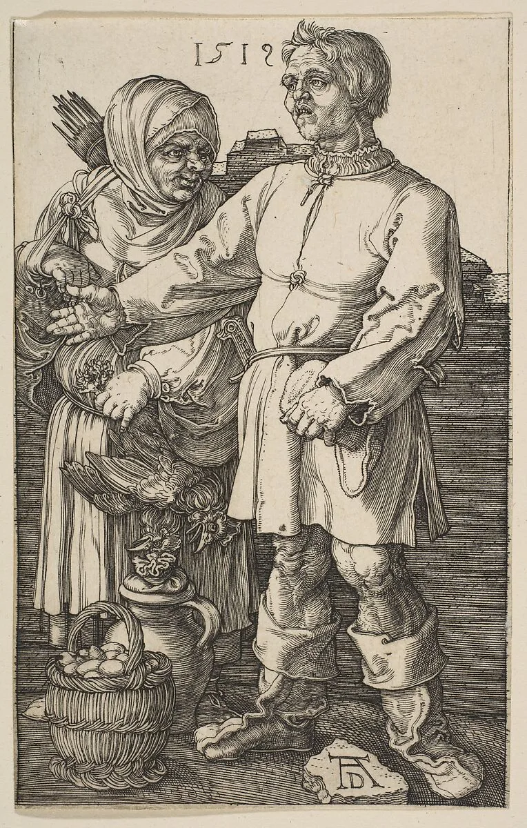 The Peasant Couple at Market — Albrecht Dürer
