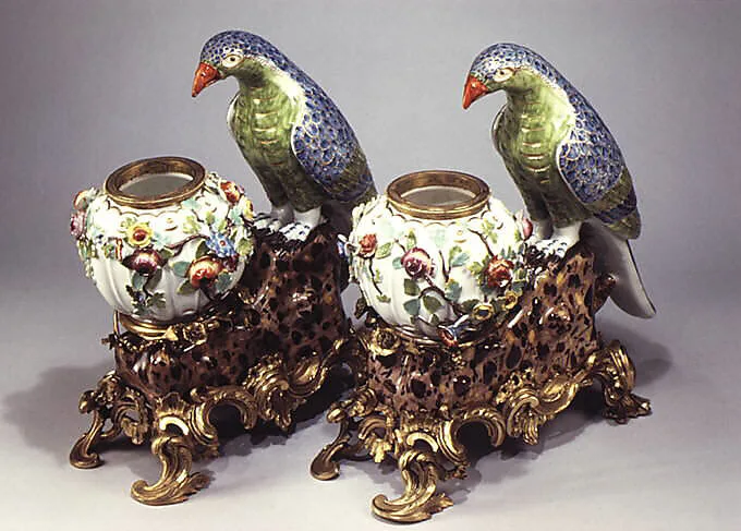 Parrot (one of a pair) — Meissen Manufactory