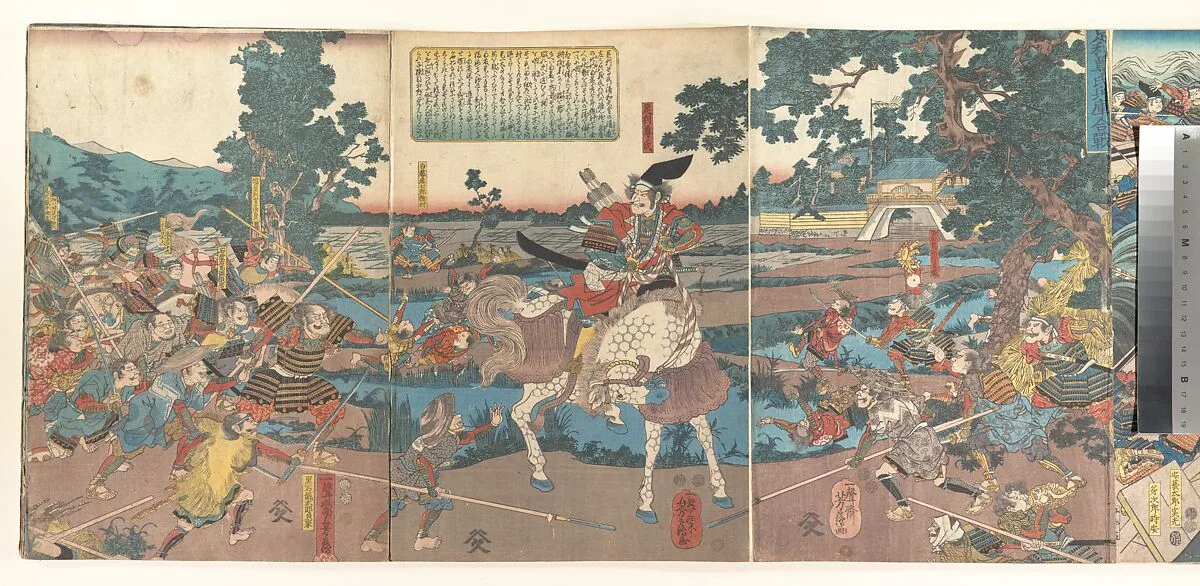 Untitled — Utagawa Yoshikazu|Utagawa Kunisada|Utagawa Yoshihide|Utagawa Yoshitsuna|Utagawa Yoshitora|Utagawa Kuniyoshi|Utagawa Yoshitsuru|Utagawa (Gountei) Sadahide|Utagawa Yoshitsuya