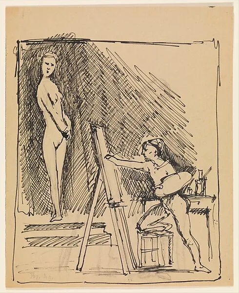 Artist and Model — Balthus (Balthasar Klossowski)