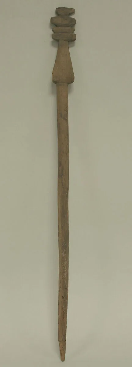 Wooden Staff with Birds — Unknown