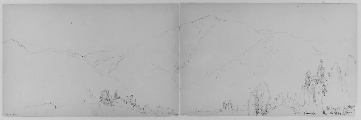 Cornwall, 1871 (from Sketchbook) — Daniel Huntington
