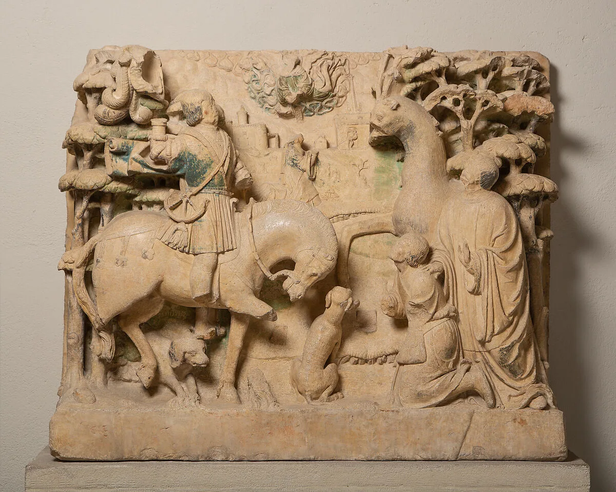 Saint Hubert and the Stag — Unknown