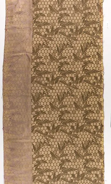 Bees-and-honeycomb textile — Cheney Brothers|Candace Wheeler|Associated Artists