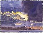 Mission Beach Sunrise V — Graham Nickson