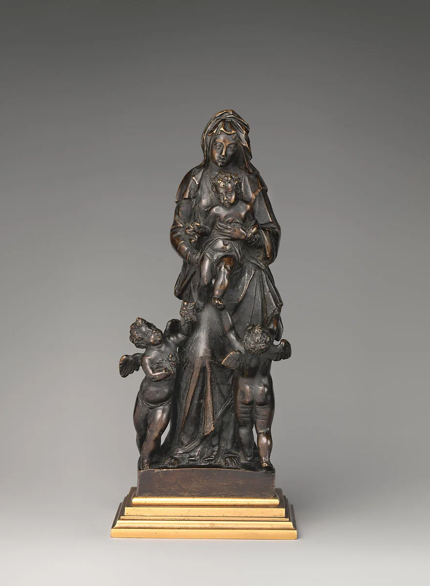Virgin and child with angels — Unknown