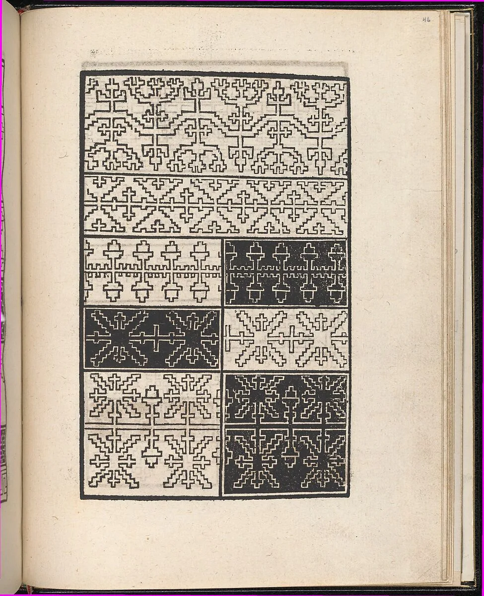 Page from Ein new kunstlich Modelbuch...(Page 46r) — Peter Quentel