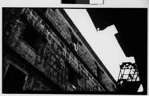 [Stone Building Facade, Angle View, Havana]