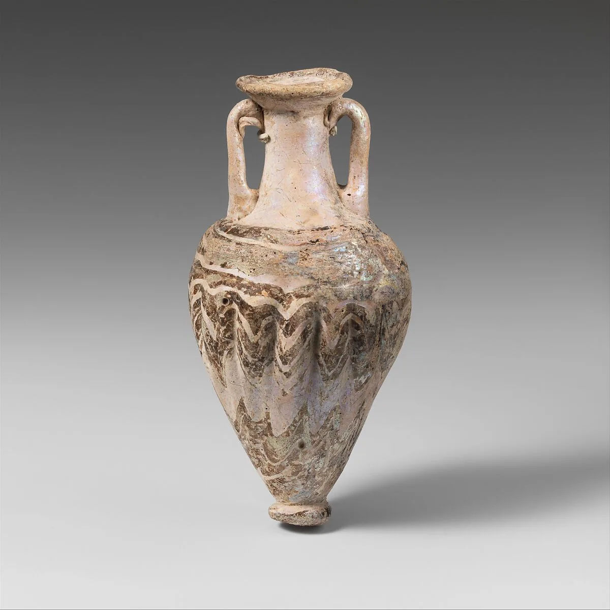 Glass amphoriskos (perfume bottle) — Unknown
