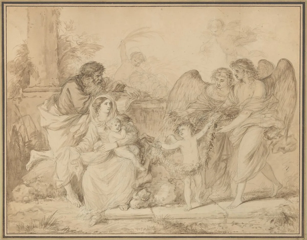Rest on the Flight into Egypt — Jean Jacques Lagrenée