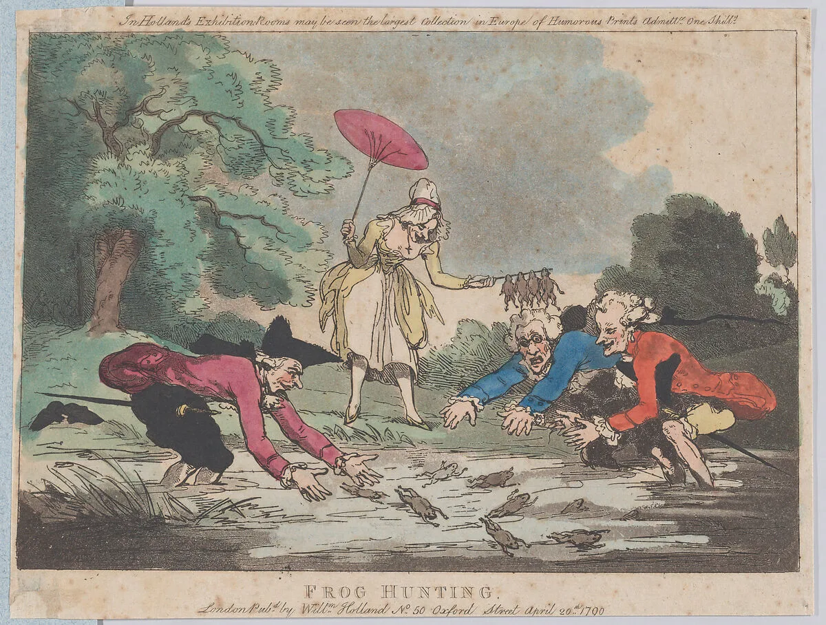 Frog Hunting — William Holland|Thomas Rowlandson