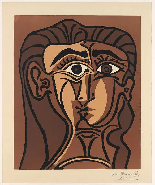 Portrait of Jacqueline Full Face II — Pablo Picasso|Hidalgo Arnéra|Galerie Louise Leiris