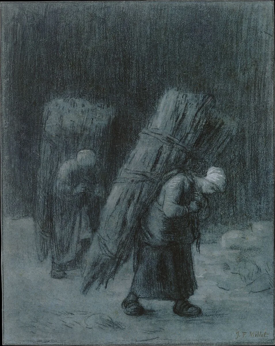 Women Carrying Faggots — Jean-François Millet
