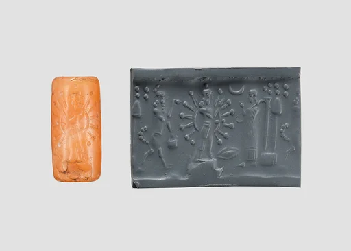 Cylinder seal with cultic scene