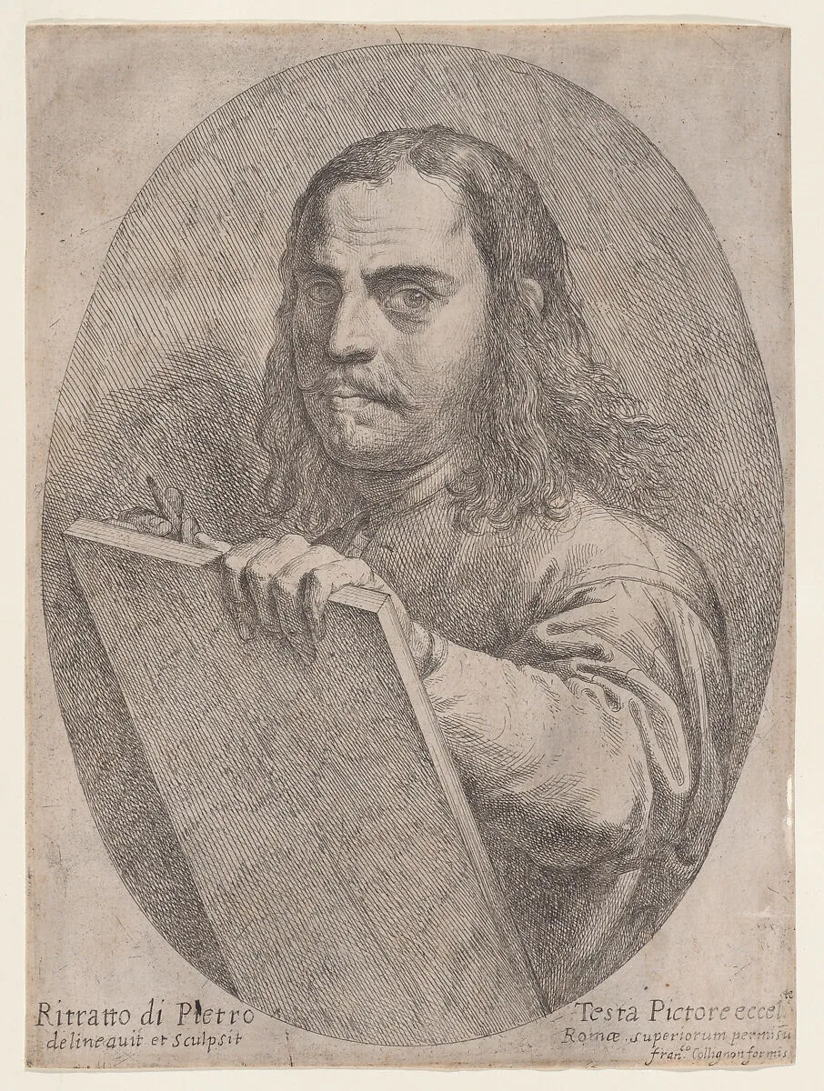 Self-Portrait — Pietro Testa|Pietro Testa|François Collignon