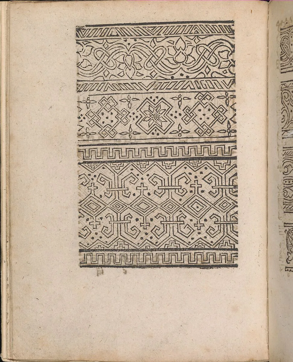 Modelbuch aller Art Nehens vn Stickens (Page 11v) — Christian Egenolff