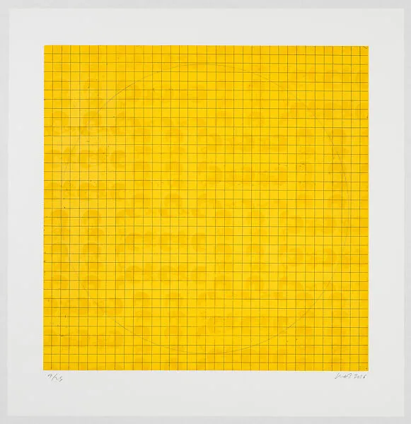 MAB: (Etching II) 1971 Yellow — McArthur Binion