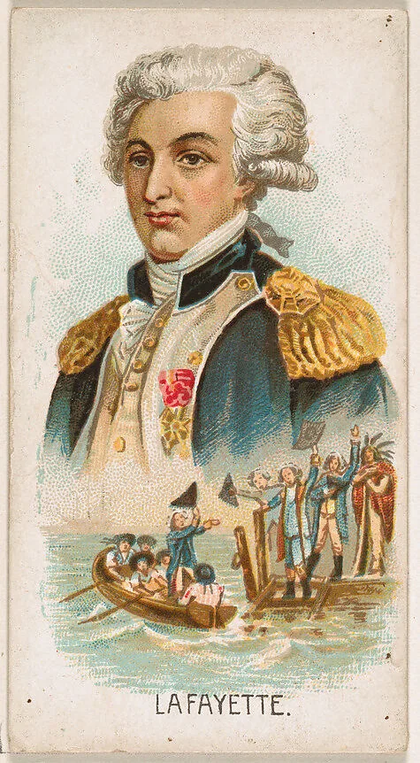 Lafayette, from Leaders series (N222) issued by Kinney Bros. — Kinney Brothers Tobacco Company