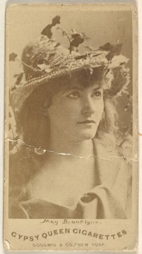 May Brooklyne, from the Actors and Actresses series (N171) for Gypsy Queen Cigarettes