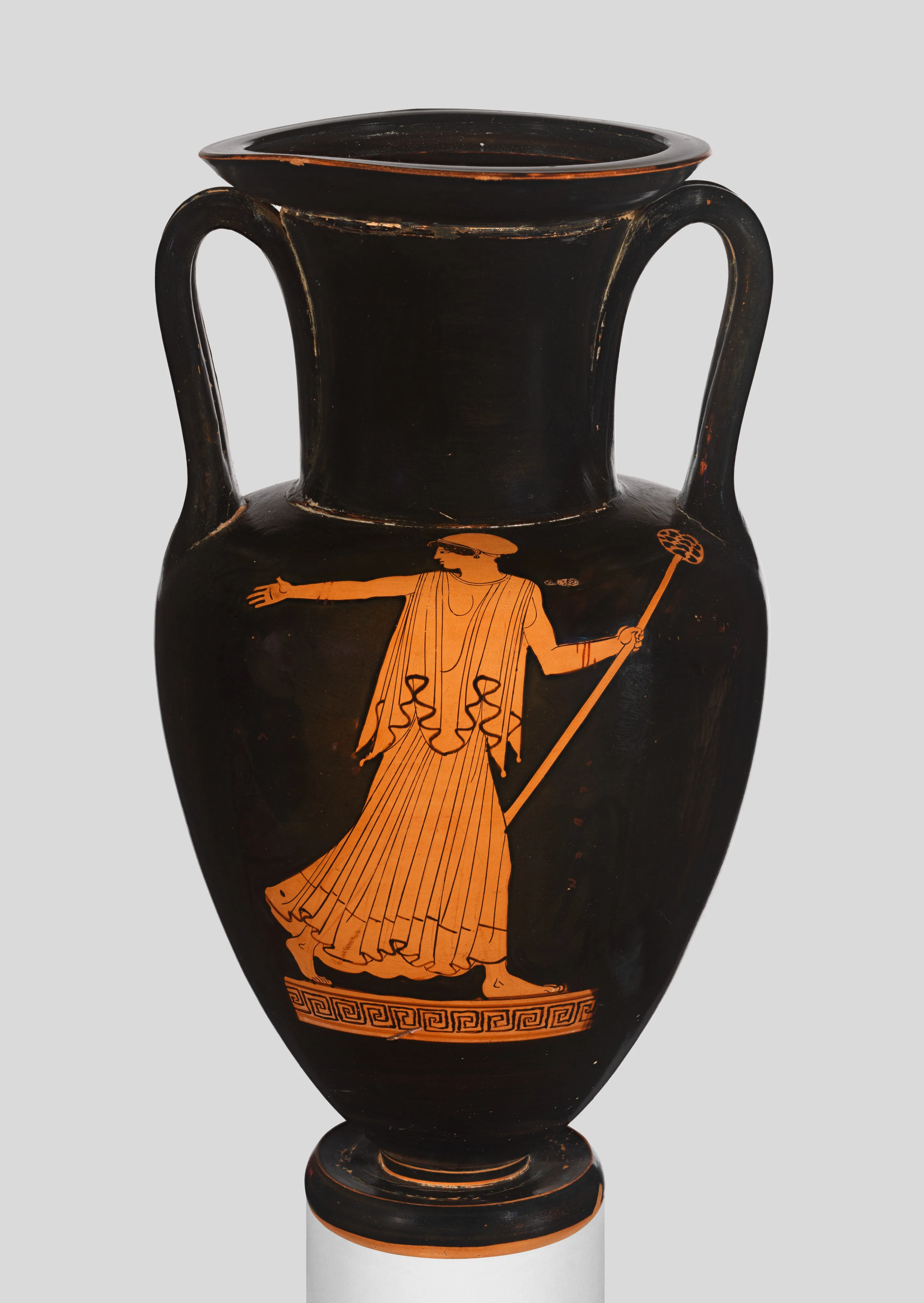 Terracotta Nolan neck-amphora (jar) — Providence Painter