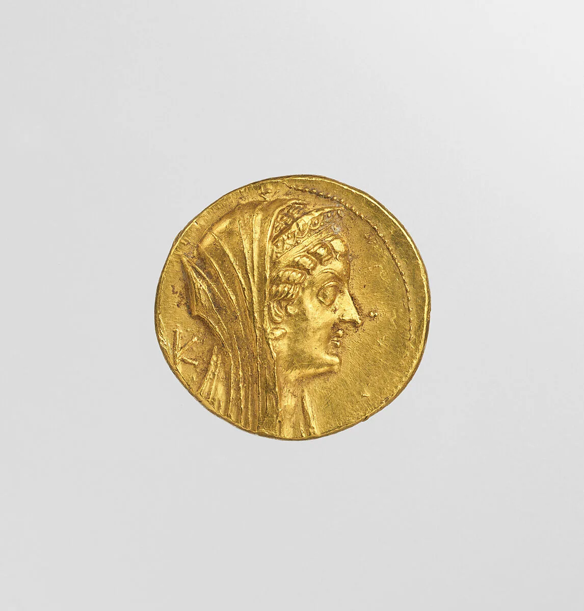 Octodrachm with image of Arsinoe II — Unknown