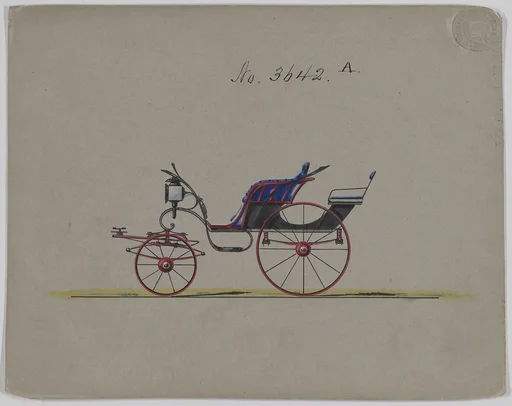 Design for Pony Phaeton, no. 3642a