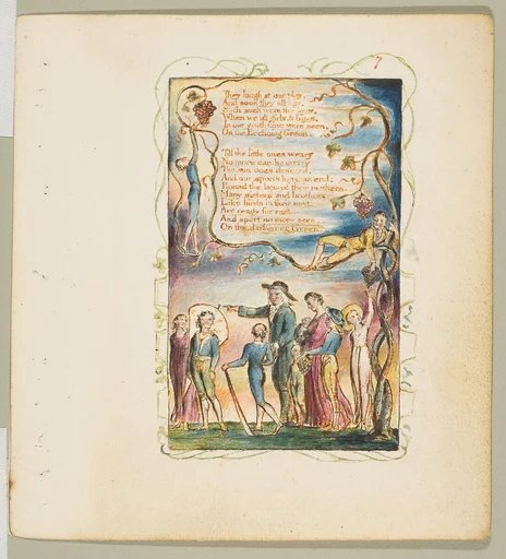 Songs of Innocence: The Ecchoing Green (second plate)