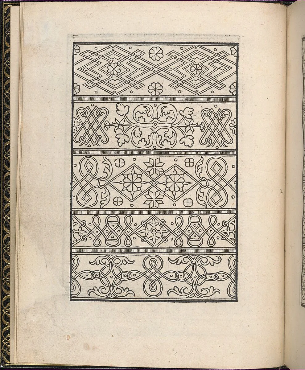Page from Ein new kunstlich Modelbuch...(Page 2v) — Peter Quentel
