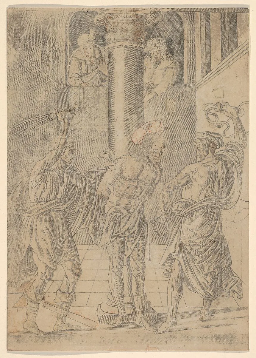 The Scourging of Christ, from Life of the Virgin and Christ — Francesco Rosselli