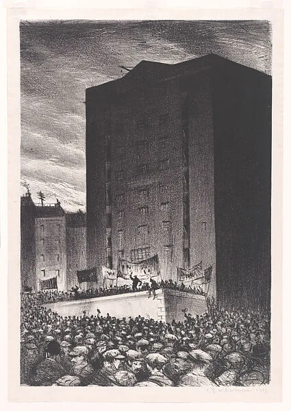 The Workers — Christopher Richard Wynne Nevinson