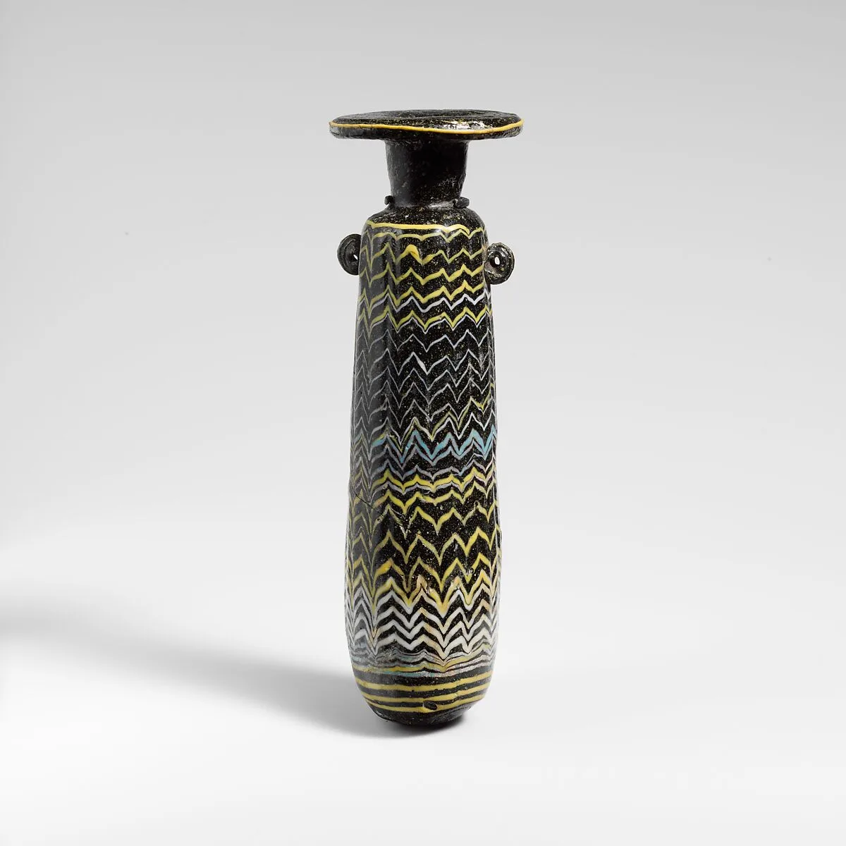 Glass alabastron (perfume bottle) — Unknown