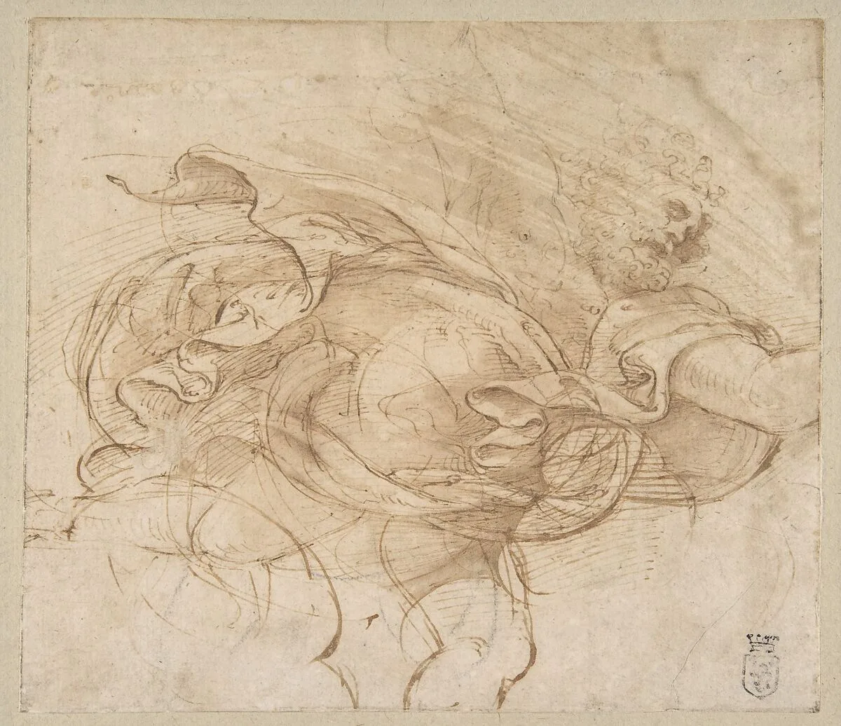 Jupiter Hurling a Thunderbolt — Giulio Romano